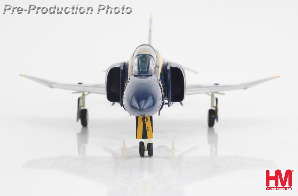 PRE-ORDER F-4J Blue Angels Cdr. Harley Hall & AMHI Guy Giuffrai - US Navy 1970 to 1971 Diecast 1:72 Scale Model - Hobby Master HA19059