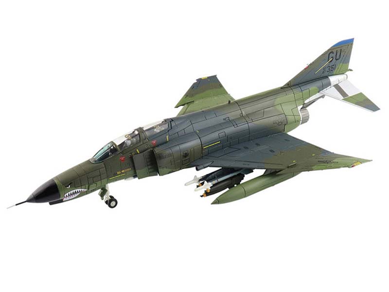 McDonnell Douglas F-4E Phantom II 497th Squadron South Korea 1985 Diecast 1:72 Scale Model - Hobby Master HA19061