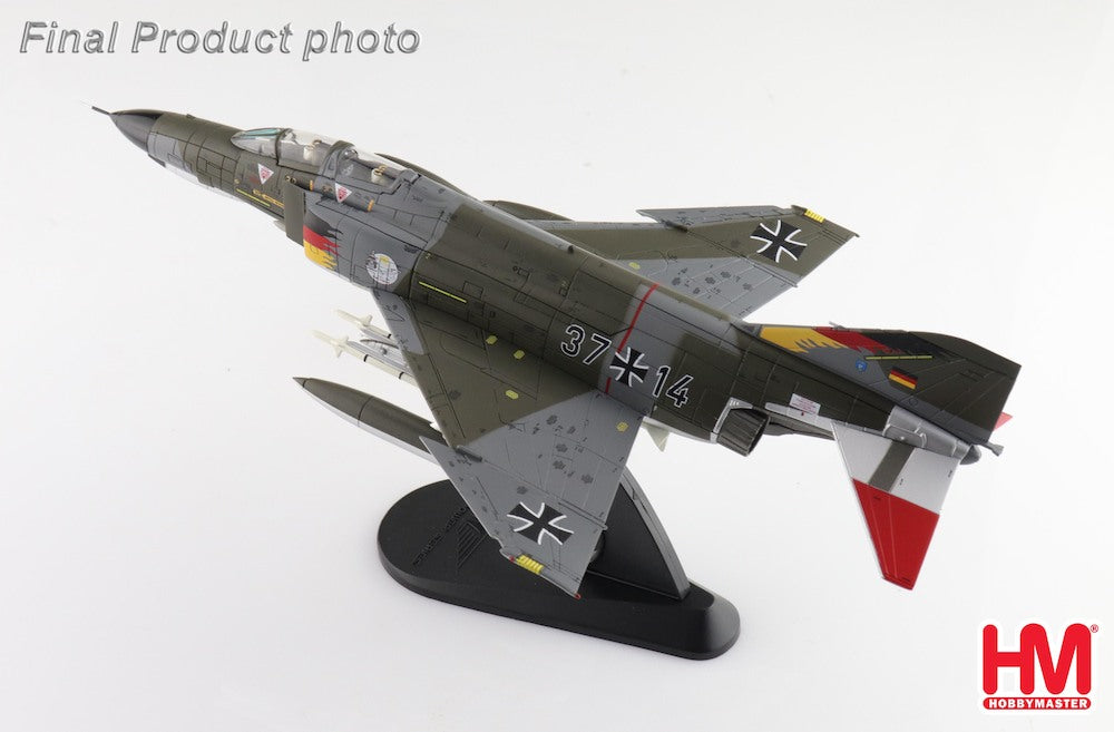 McDonnell Douglas F-4F Phantom 50 Years of Phantom 37+14 Luftwaffe 2008 Diecast 1:72 Scale Model - Hobby Master HA19099