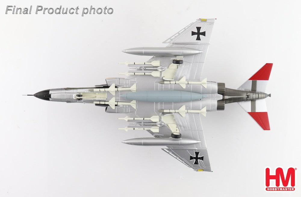 McDonnell Douglas F-4F Phantom 50 Years of Phantom 37+14 Luftwaffe 2008 Diecast 1:72 Scale Model - Hobby Master HA19099