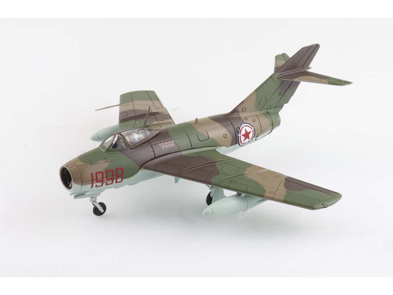 PRE-ORDER MIG-15bis Red 1998 Maj. Ivanovich Mikhin - 518th IAP North Korea May 1953 Diecast 1:72 Scale Model - Hobby Master HA2423