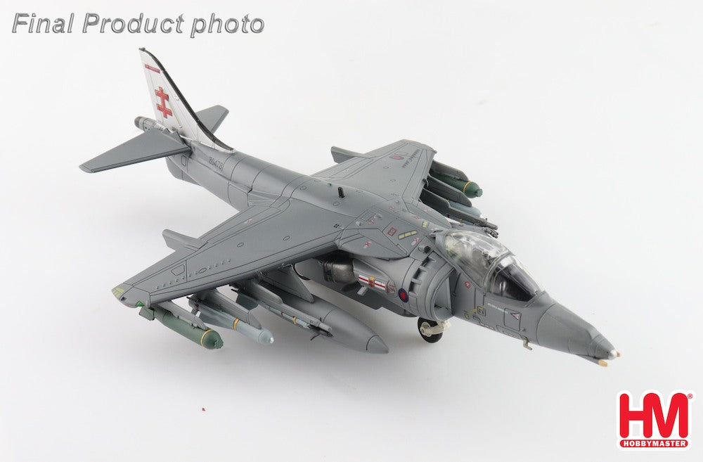 Harrier GR.9A ZG478, 41 (R) Sqn. RAF Coningsby Air Base March 2006 Diecast 1:72 Scale Model - Hobby Master HA2651