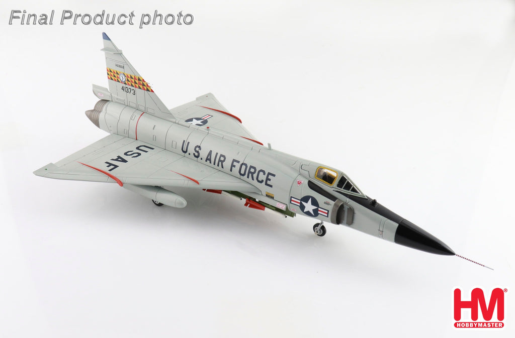 PRE-ORDER F-102A Delta Dagger 54-1373, 199th FIS Hawaii ANG 1960s (case X wing) Diecast 1:72 Scale Model - Hobby Master HA3117