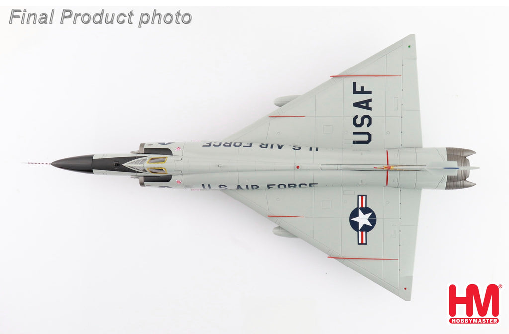 PRE-ORDER F-102A Delta Dagger 54-1373, 199th FIS Hawaii ANG 1960s (case X wing) Diecast 1:72 Scale Model - Hobby Master HA3117