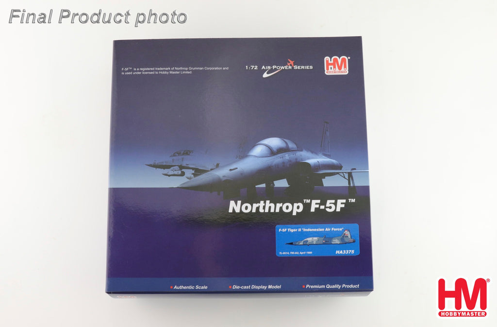 PRE-ORDER Northrop F-5E Tiger II - Indonesian Air Force TL-0514 TNI-AU April 1980 Diecast 1:72 Scale Model - Hobby Master HA3375