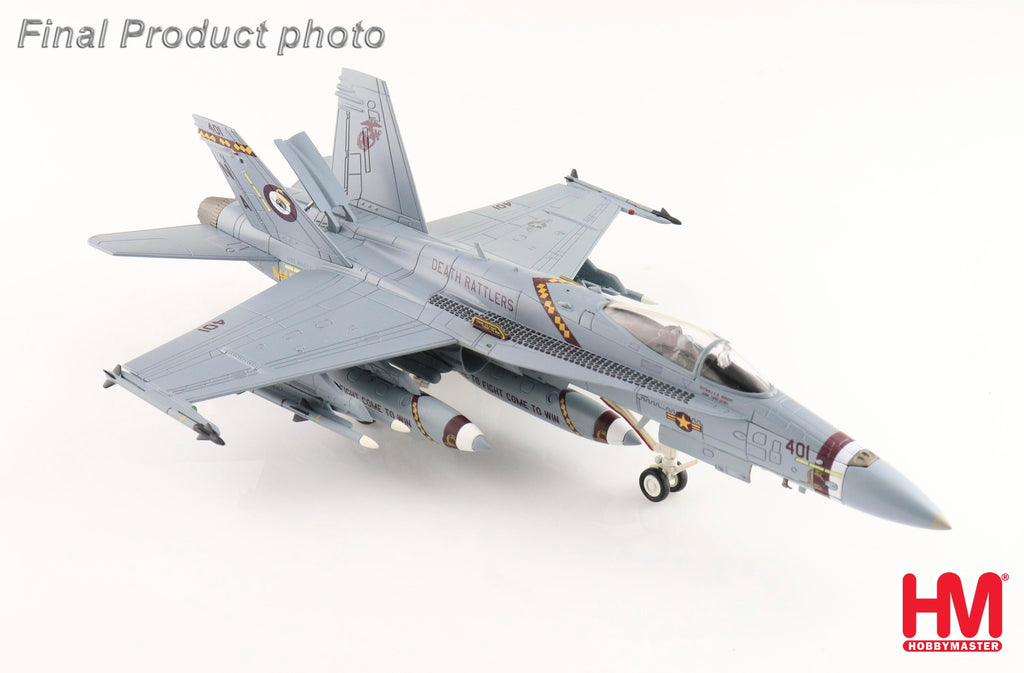 PRE-ORDER McDonnell-Douglas Death Rattlers 165220 VMFA-323 US Marines 2021 Diecast 1:72 Scale Model - Hobby Master HA3583