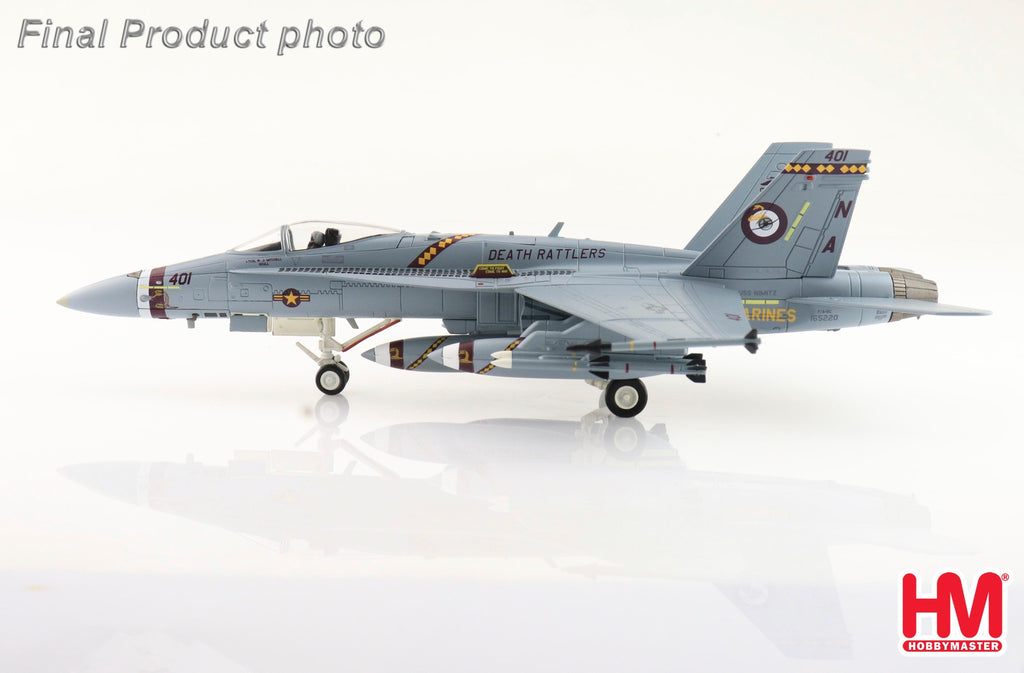 PRE-ORDER McDonnell-Douglas Death Rattlers 165220 VMFA-323 US Marines 2021 Diecast 1:72 Scale Model - Hobby Master HA3583