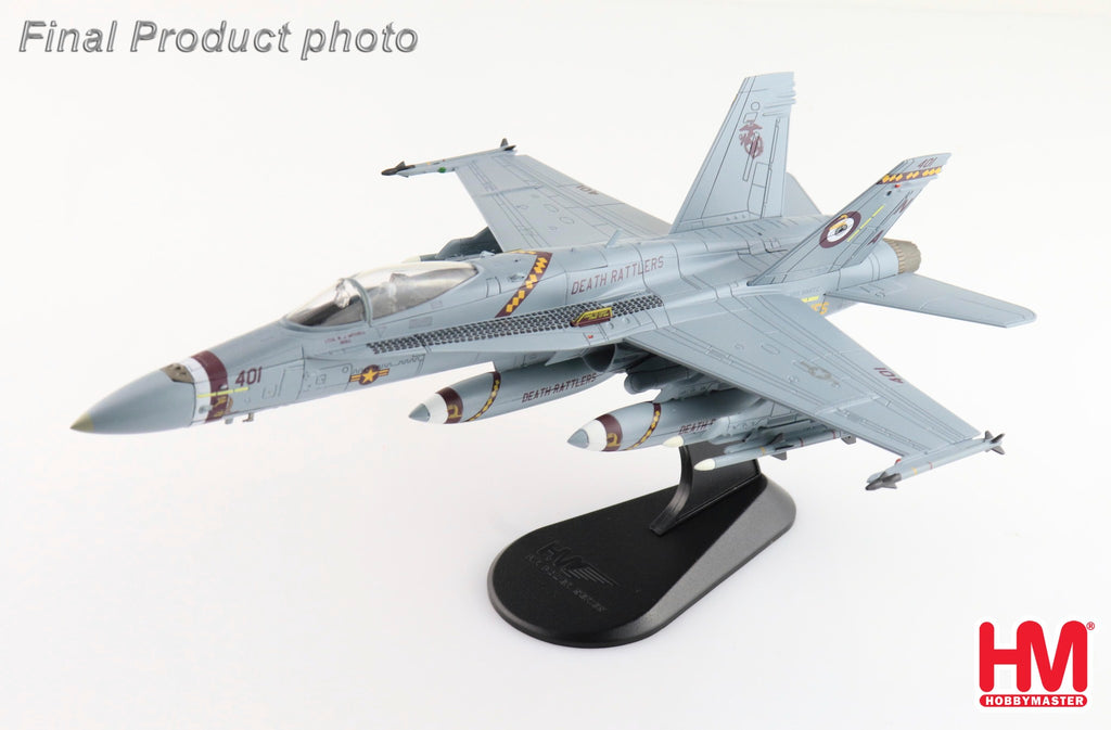 PRE-ORDER McDonnell-Douglas Death Rattlers 165220 VMFA-323 US Marines 2021 Diecast 1:72 Scale Model - Hobby Master HA3583