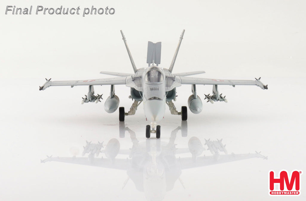 PRE-ORDER McDonnell-Douglas F/A-18C Swiss AF 2003 Tiger Meet J-5011 - Staffel 11 Swiss Air Force Diecast 1:72 Scale Model - Hobby Master HA3597