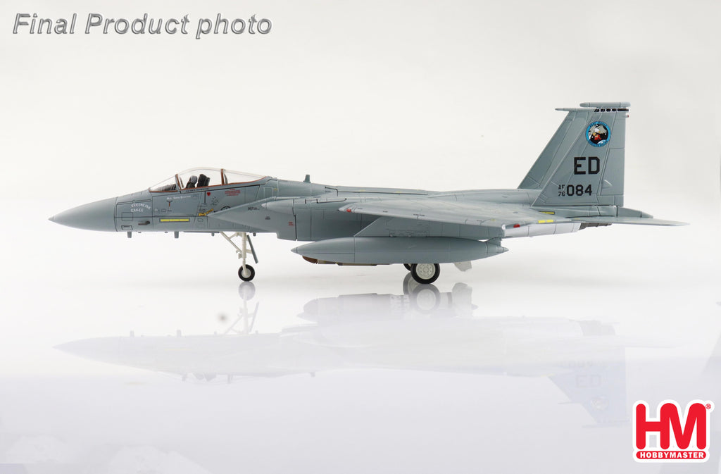 PRE-ORDER McDonnell Douglas F-15A Satellite Killer 76-084 - USAF Sept 1985 Diecast 1:72 Scale Model - Hobby Master HA4542