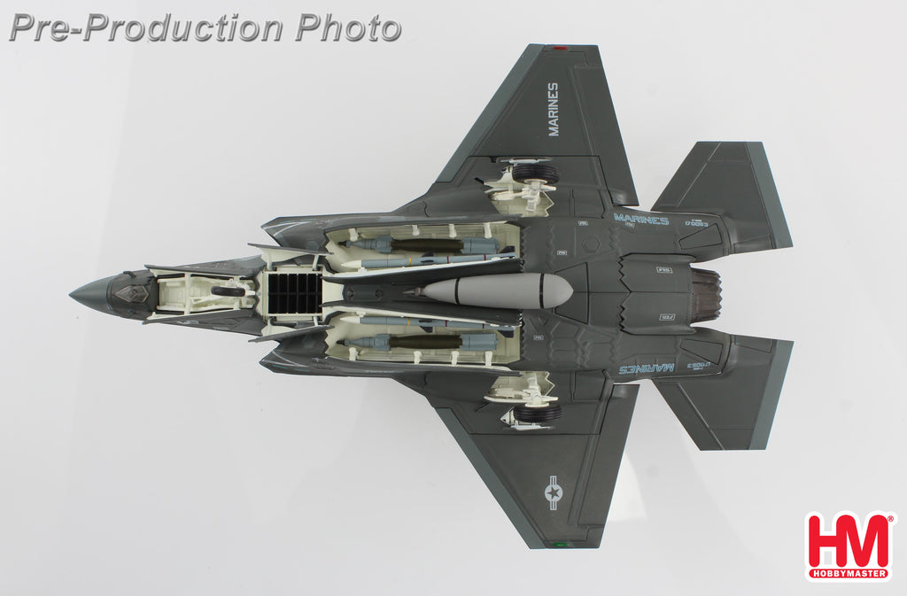 PRE-ORDER Lockheed Martin F-35B Lightning II 170053 VMFA-214 Black Sheep Yuma Marine Corps Air Station Diecast 1:72 Scale Model - Hobby Master HA4619