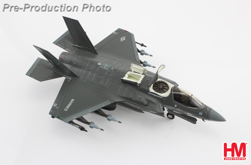 PRE-ORDER Lockheed Martin F-35B Lightning II 170053 VMFA-214 Black Sheep Yuma Marine Corps (beast mode) Diecast 1:72 Scale Model - Hobby Master HA4619b