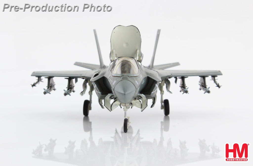 PRE-ORDER Lockheed Martin F-35B Lightning II 170053 VMFA-214 Black Sheep Yuma Marine Corps (beast mode) Diecast 1:72 Scale Model - Hobby Master HA4619b