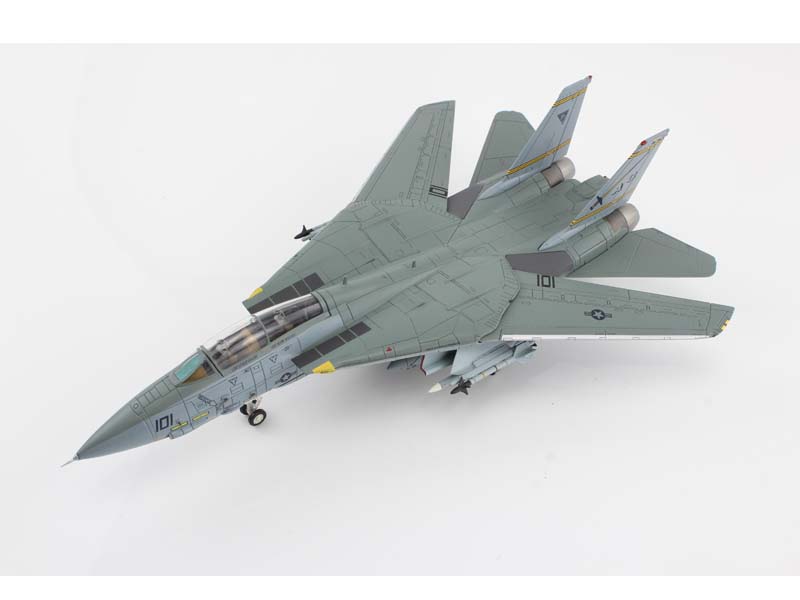 PRE-ORDER Grumman F-14B - Last Gypsy Roll 161860 VF-32 Swordsmen NAS Oceana Diecast 1:72 Scale Model - Hobby Master HA5254