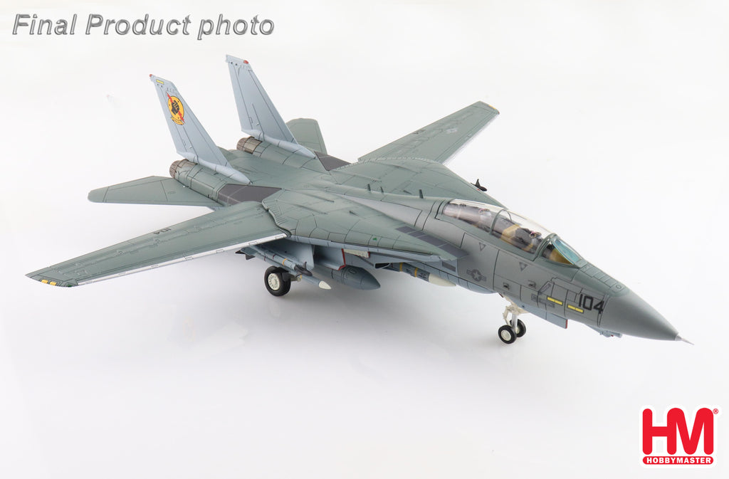 PRE-ORDER Grumman F-14A Tomcat - Fist of the Fleet 160685 US Navy Diecast 1:72 Scale Model - Hobby Master HA5255