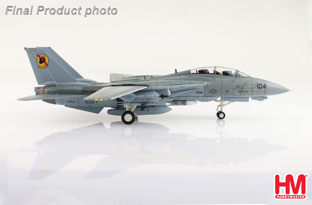 PRE-ORDER Grumman F-14A Tomcat - Fist of the Fleet 160685 US Navy Diecast 1:72 Scale Model - Hobby Master HA5255