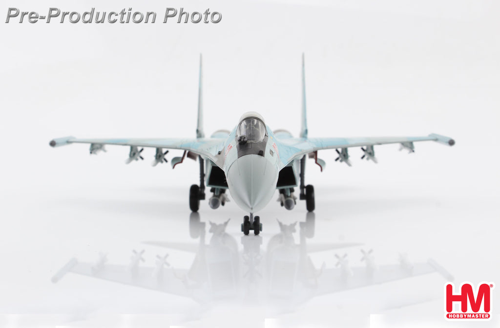 PRE-ORDER Sukhoi Su-35S Flanker E Red 07/RF-95909 - Russian Air Force Syria 2023 (w/ Khibiny ECM pods) Diecast 1:72 Scale Model - Hobby Master HA5715