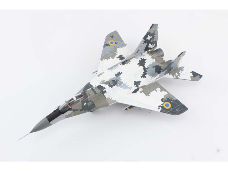 PRE-ORDER Mikoyan MIG-29 9-13 Fulcrum C bort 02 Ukrainian Air Force (w/ 2 x JDAM-ER, 2 x AGM-88) Diecast 1:72 Scale Model - Hobby Master HA6523