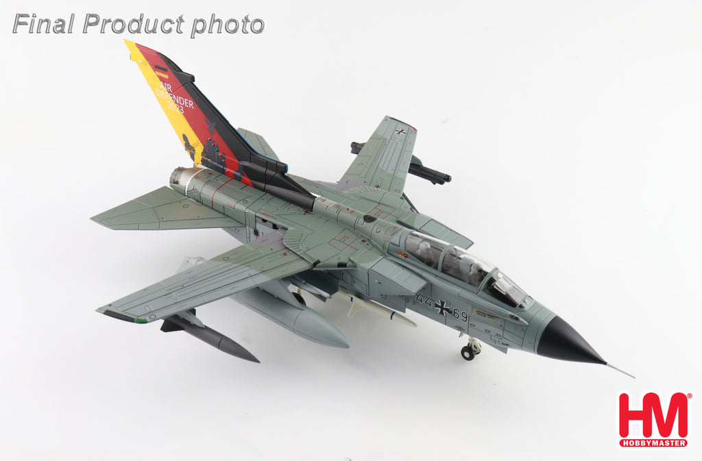 PRE-ORDER Panavia Tornado IDS - Air Defender 2023 44+69 TLG 51 Luftwaffe Schleswig Jagel AB Diecast 1:72 Scale Model - Hobby Master HA6722