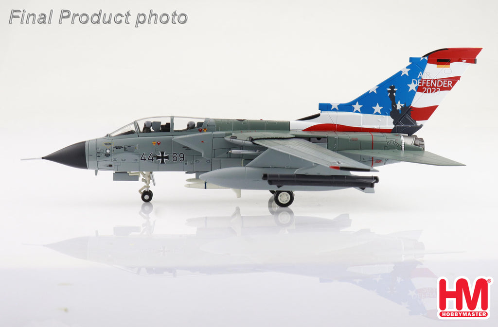 PRE-ORDER Panavia Tornado IDS - Air Defender 2023 44+69 TLG 51 Luftwaffe Schleswig Jagel AB Diecast 1:72 Scale Model - Hobby Master HA6722