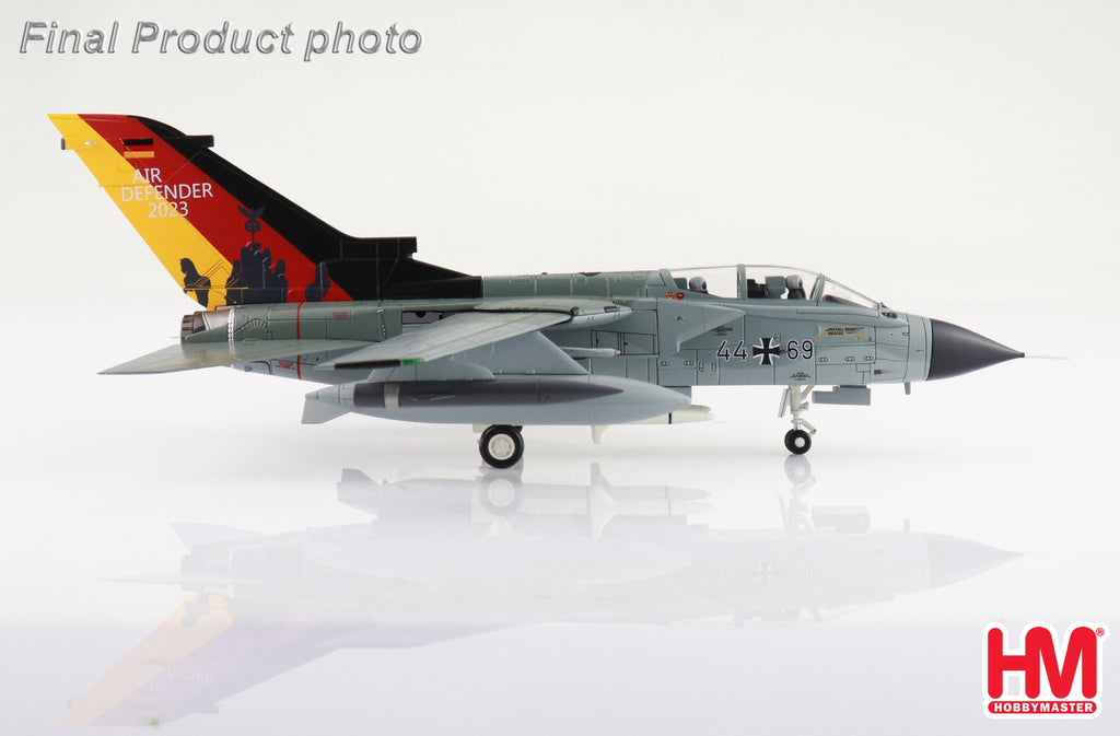 PRE-ORDER Panavia Tornado IDS - Air Defender 2023 44+69 TLG 51 Luftwaffe Schleswig Jagel AB Diecast 1:72 Scale Model - Hobby Master HA6722