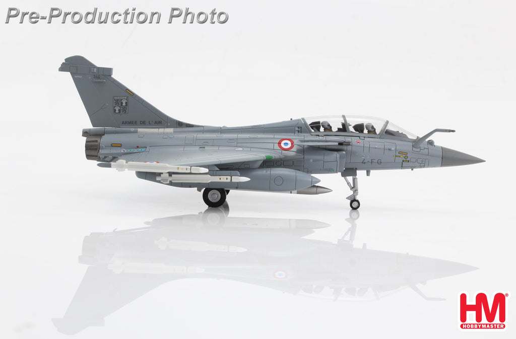 PRE-ORDER Dassault Aviation Rafale B 4-FG Escadron de Chasse 1:4 Gascogne (w/ ASMP-A nuclear missile) Diecast 1:72 Scale Model - Hobby Master HA9608