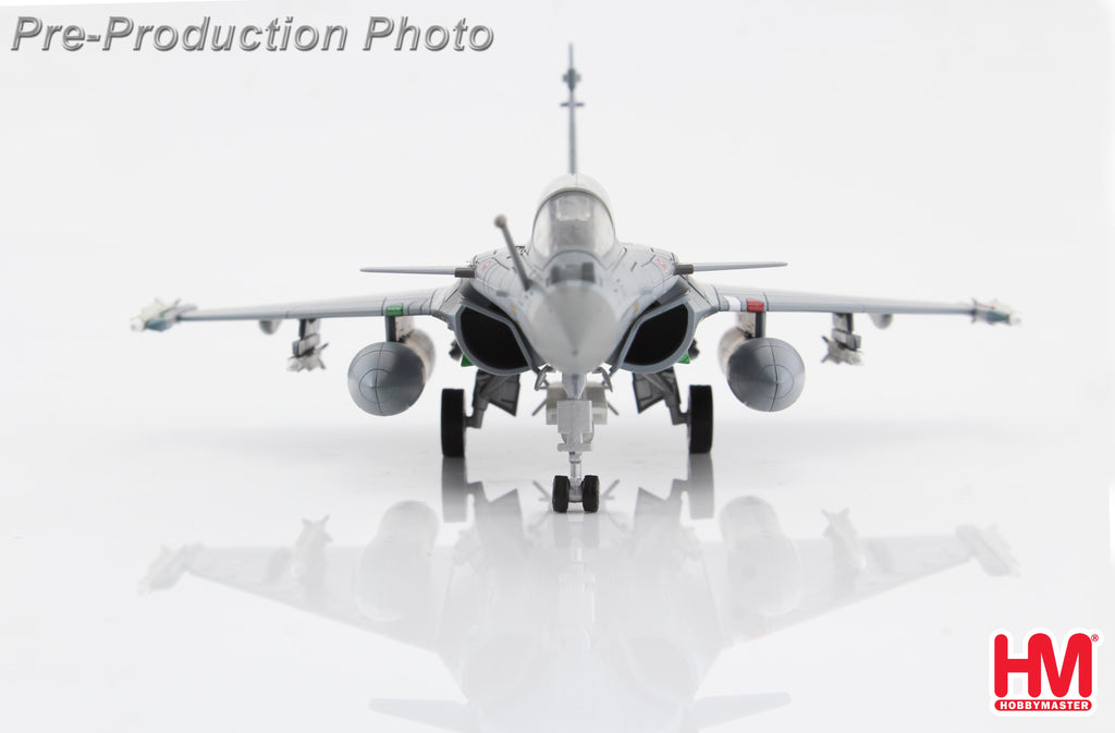 PRE-ORDER Dassault Aviation Rafale B 4-FG Escadron de Chasse 1:4 Gascogne (w/ ASMP-A nuclear missile) Diecast 1:72 Scale Model - Hobby Master HA9608