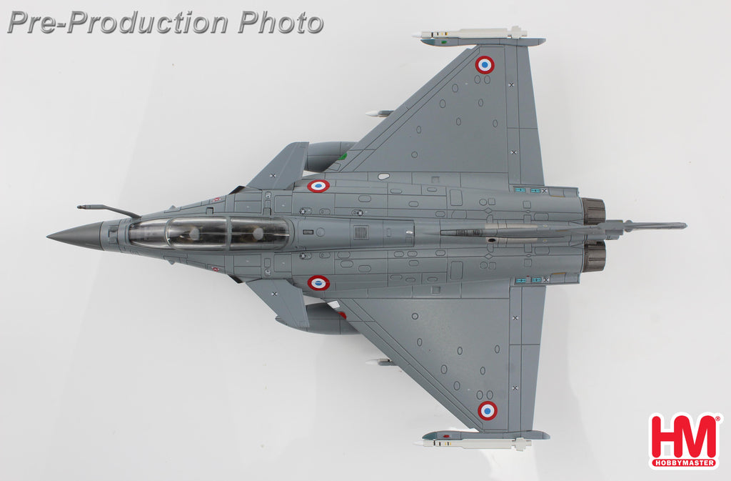 PRE-ORDER Dassault Aviation Rafale B 4-FG Escadron de Chasse 1:4 Gascogne (w/ ASMP-A nuclear missile) Diecast 1:72 Scale Model - Hobby Master HA9608