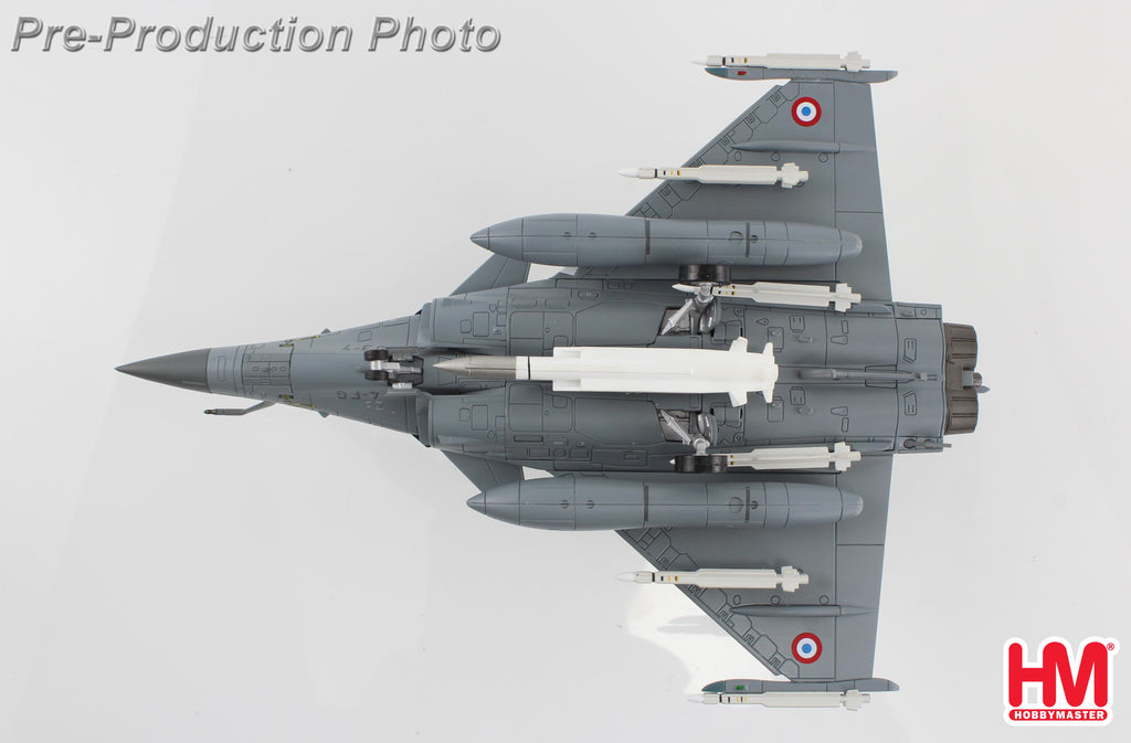 PRE-ORDER Dassault Aviation Rafale B 4-FG Escadron de Chasse 1:4 Gascogne (w/ ASMP-A nuclear missile) Diecast 1:72 Scale Model - Hobby Master HA9608