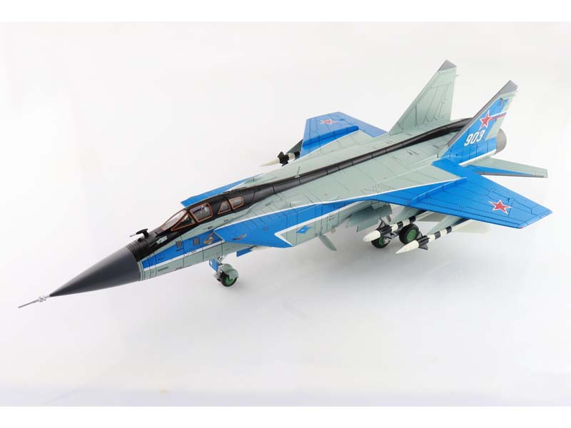 PRE-ORDER Mikoyan MIG-31E - MAKS 2005 903 Russian air Force Diecast 1:72 Scale Model - Hobby Master HA9706