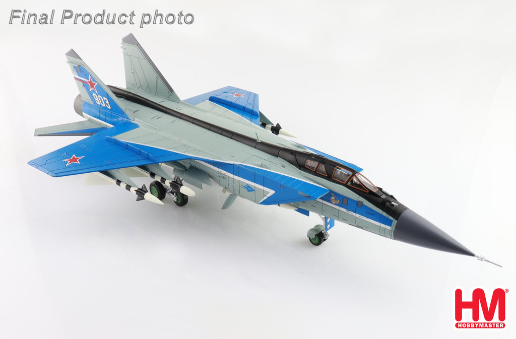 PRE-ORDER Mikoyan MIG-31E - MAKS 2005 903 Russian air Force Diecast 1:72 Scale Model - Hobby Master HA9706