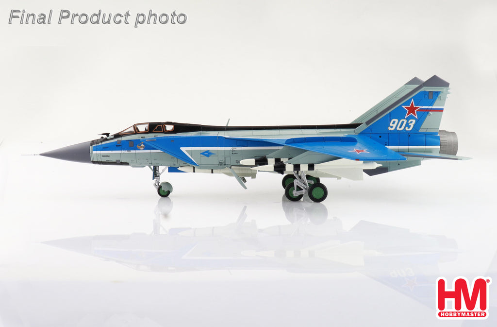 PRE-ORDER Mikoyan MIG-31E - MAKS 2005 903 Russian air Force Diecast 1:72 Scale Model - Hobby Master HA9706