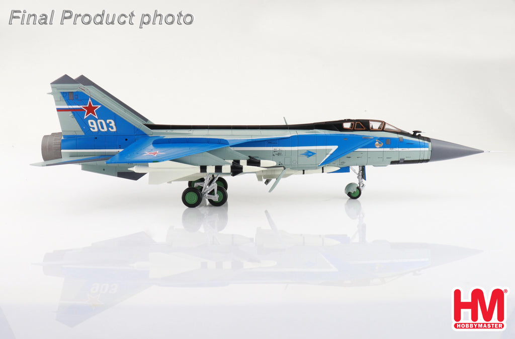 PRE-ORDER Mikoyan MIG-31E - MAKS 2005 903 Russian air Force Diecast 1:72 Scale Model - Hobby Master HA9706