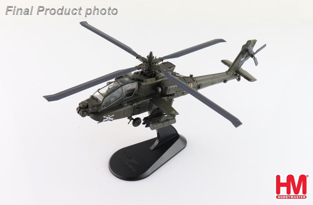 PRE-ORDER Boeing AH-64D Apache - Tyrone Biggums 4th Combat Aviation Brigade US Army Diecast 1:72 Scale Model - Hobby Master HH1219