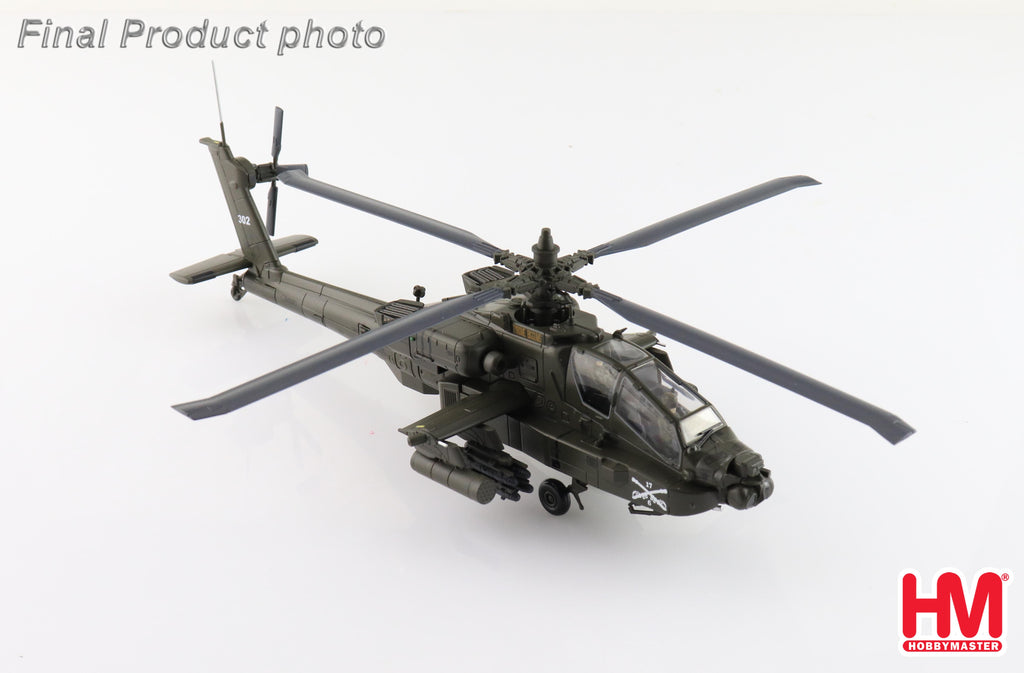 PRE-ORDER Boeing AH-64D Apache - Tyrone Biggums 4th Combat Aviation Brigade US Army Diecast 1:72 Scale Model - Hobby Master HH1219