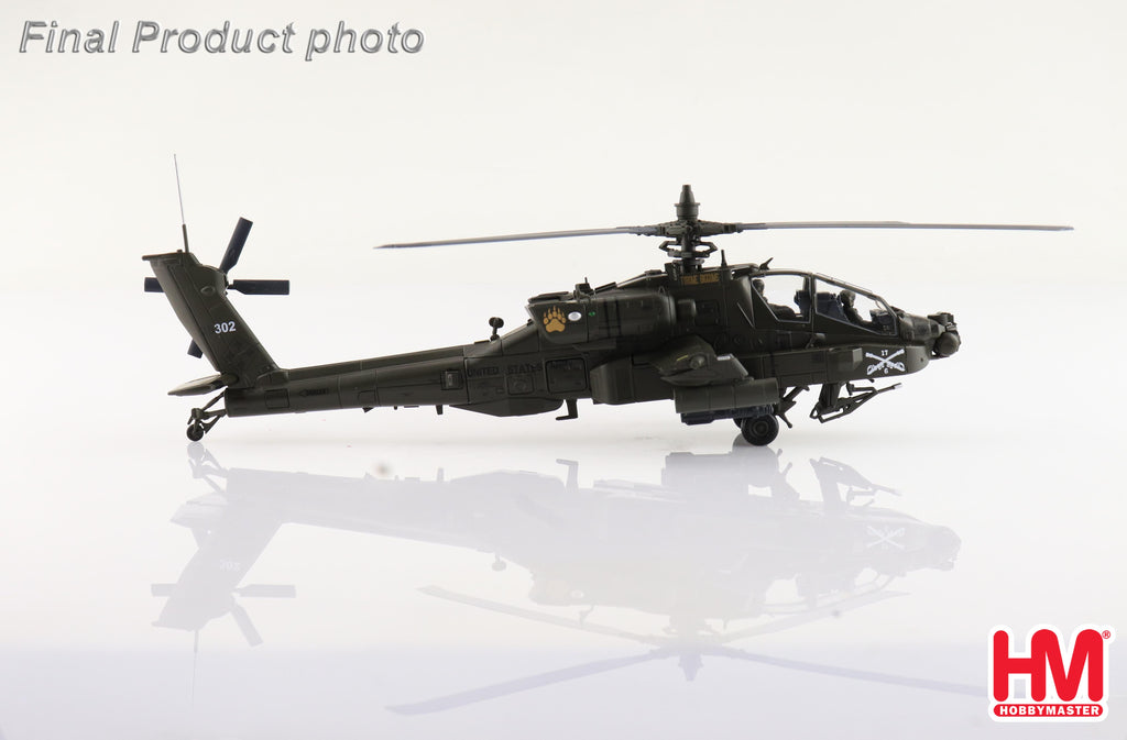 PRE-ORDER Boeing AH-64D Apache - Tyrone Biggums 4th Combat Aviation Brigade US Army Diecast 1:72 Scale Model - Hobby Master HH1219