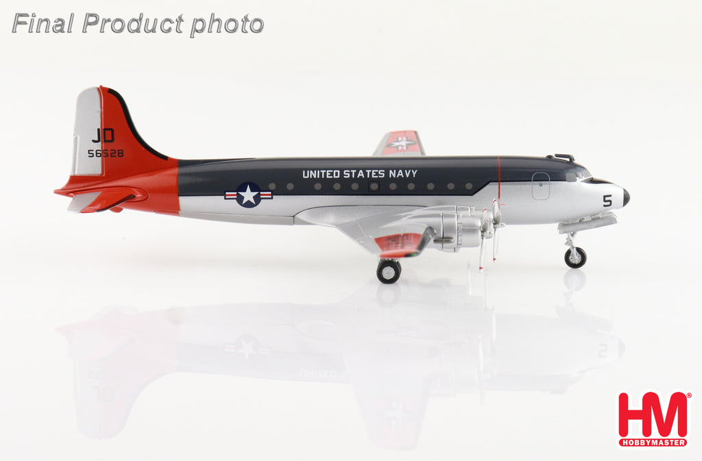 PRE-ORDER Douglas R5D-3 - Operation Deep Freeze 56528 US Navy 1950s Diecast 1:200 Scale Model - Hobby Master HL2026