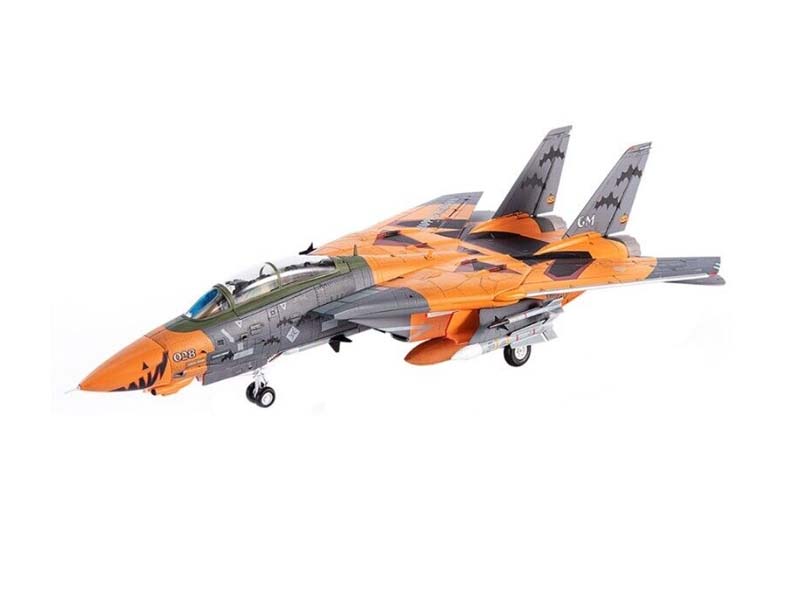 PRE-ORDER Grumman F-14D Tomcat Ace Combat - Pumpkin Face Diecast 1:144 Scale Model - JC Wings JCW-144-F14-005