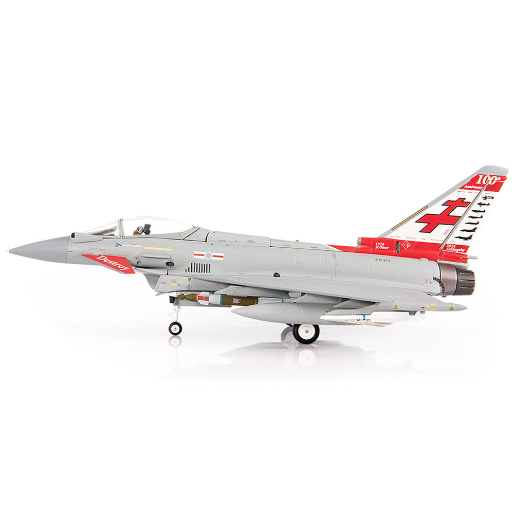 PRE-ORDER EuroFighter EF-2000 Typhoon FGR4 Royal Air Force No. 41(R) Squadron Diecast 1:72 Scale Model - JC Wings JCW-72-2000-010