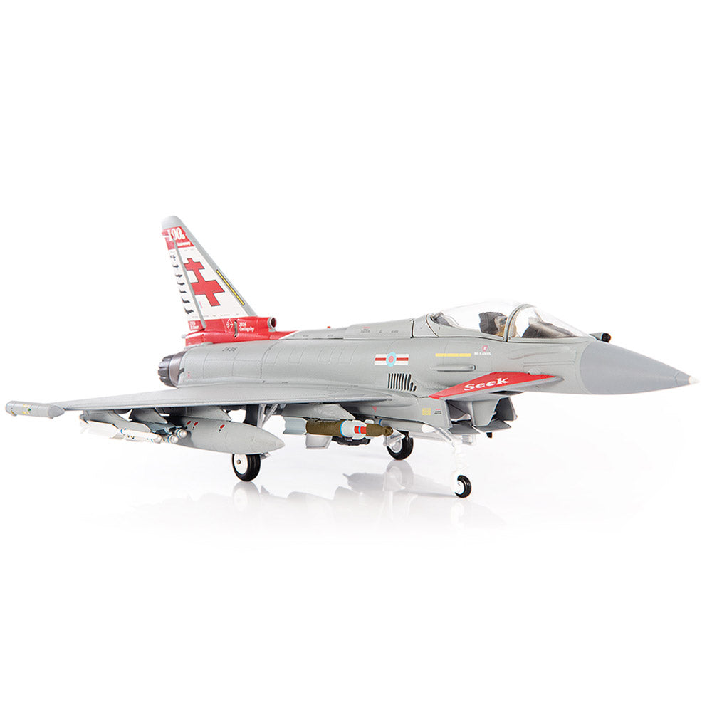 PRE-ORDER EuroFighter EF-2000 Typhoon FGR4 Royal Air Force No. 41(R) Squadron Diecast 1:72 Scale Model - JC Wings JCW-72-2000-010