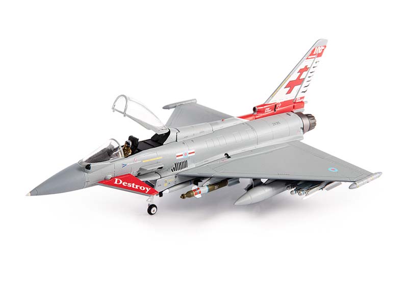 PRE-ORDER EuroFighter EF-2000 Typhoon FGR4 Royal Air Force No. 41(R) Squadron Diecast 1:72 Scale Model - JC Wings JCW-72-2000-010