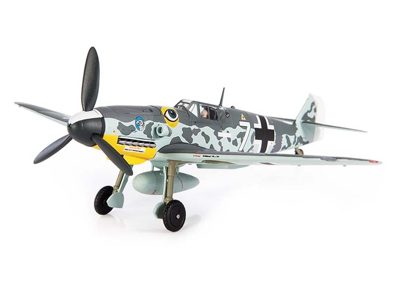 PRE-ORDER Messerschmitt BF 109G-6 Luftwaffe JG 51 Bulgaria 1944 Diecast 1:72 Scale Model - JC Wings JCW-72-BF109-002