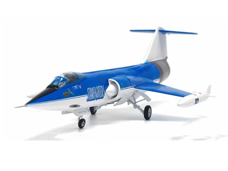 PRE-ORDER Lockheed F-104 Starfighter Starfighters Aerospace Aerobatic Team Diecast 1:72 Scale Model - JC Wings JCW-72-F104-001