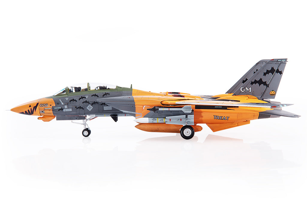 PRE-ORDER Grumman F-14D Tomcat Ace Combat - Pumpkin Face Diecast 1:72 Scale Model - JC Wings JCW-72-F14-011