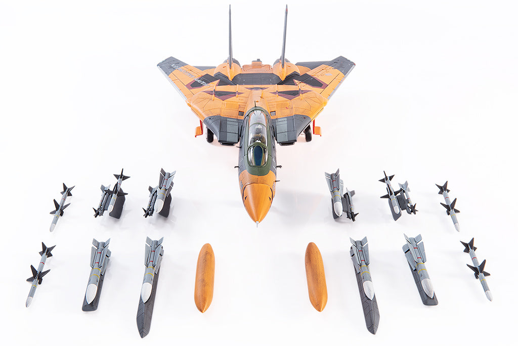 PRE-ORDER Grumman F-14D Tomcat Ace Combat - Pumpkin Face Diecast 1:72 Scale Model - JC Wings JCW-72-F14-011