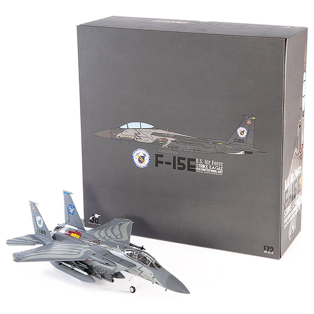 PRE-ORDER McDonnell Douglas F-15E Strike Eagle U.S. Air Force - 4th Fighter Wing Diecast 1:72 Scale Model - JC Wings JCW-72-F15-014