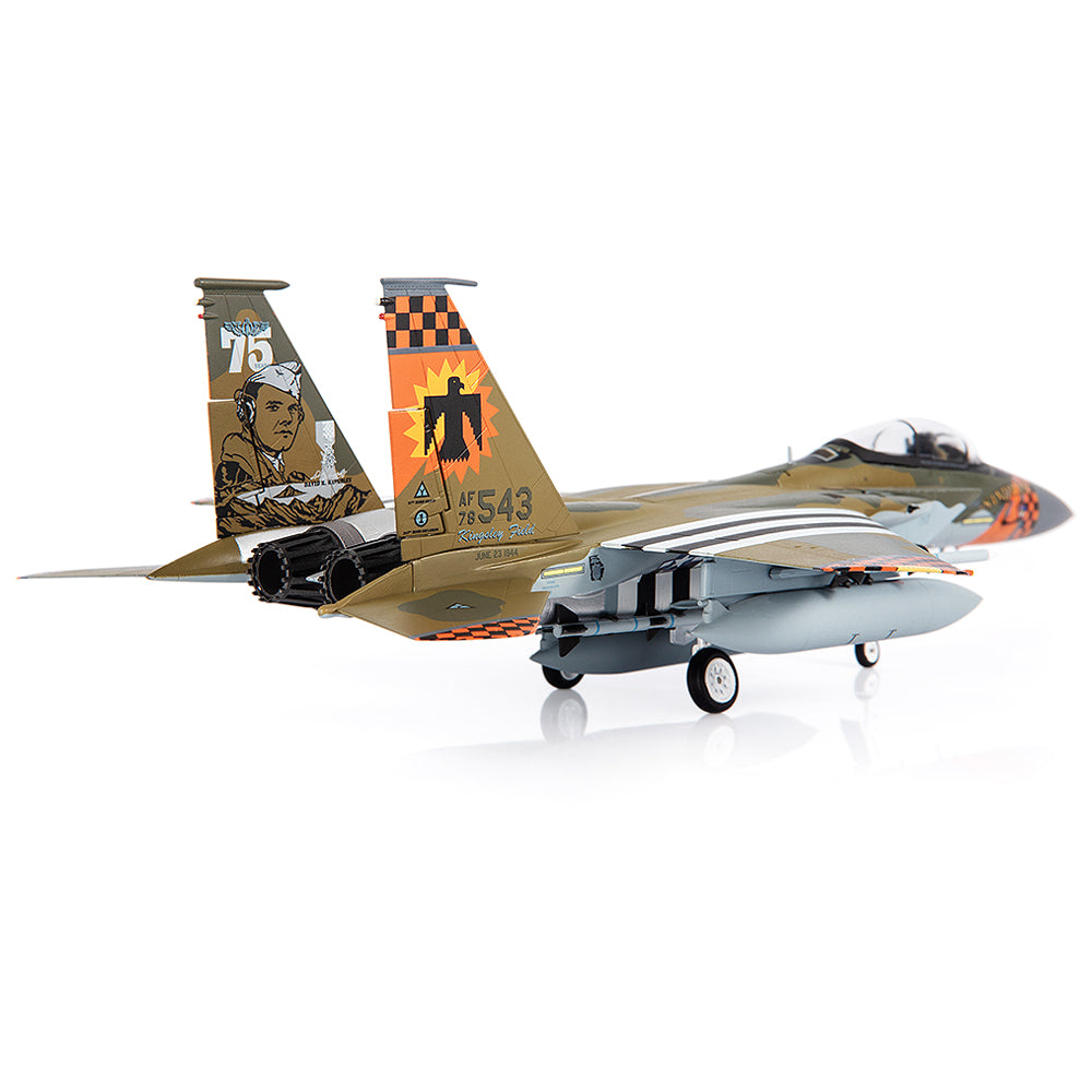 PRE-ORDER McDonnell Douglas F-15C Eagle U.S. ANG 173rd Fighter Wing Diecast 1:72 Scale Model - JC Wings JCW-72-F15-017