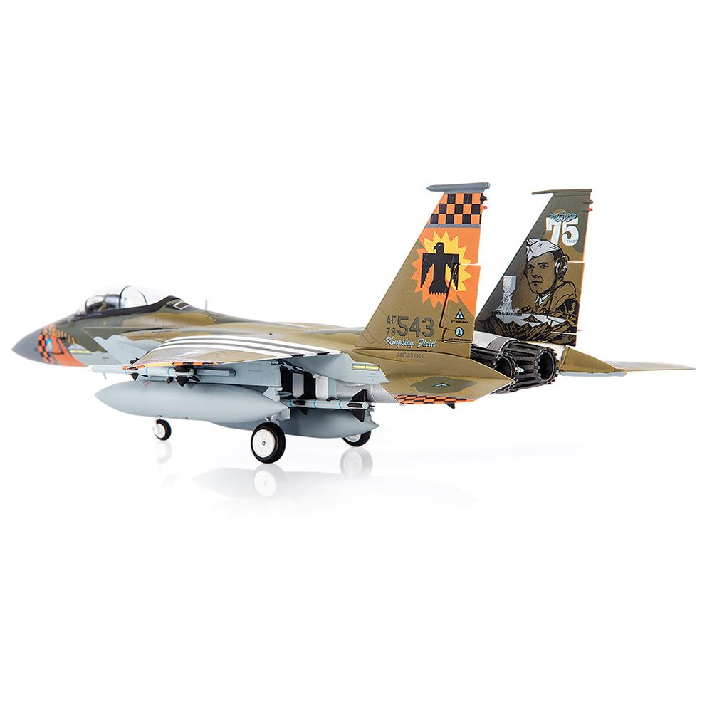 PRE-ORDER McDonnell Douglas F-15C Eagle U.S. ANG 173rd Fighter Wing Diecast 1:72 Scale Model - JC Wings JCW-72-F15-017