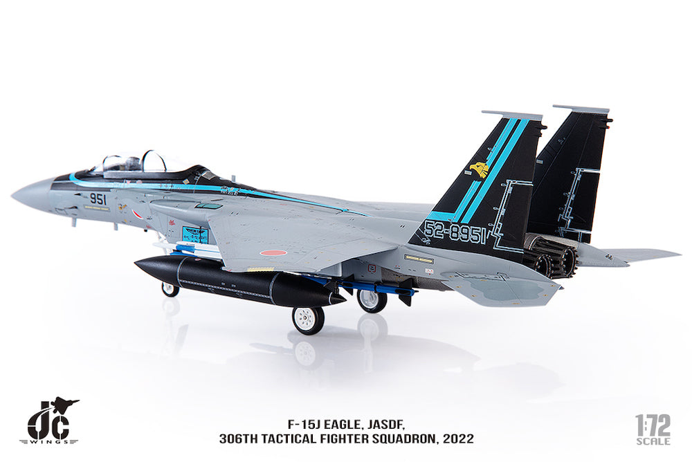 PRE-ORDER Mitsubishi F-15J Eagle JASDF - 306th Tactical Fighter Squadron Diecast 1:72 Scale Model - JC Wings JCW-72-F15-022