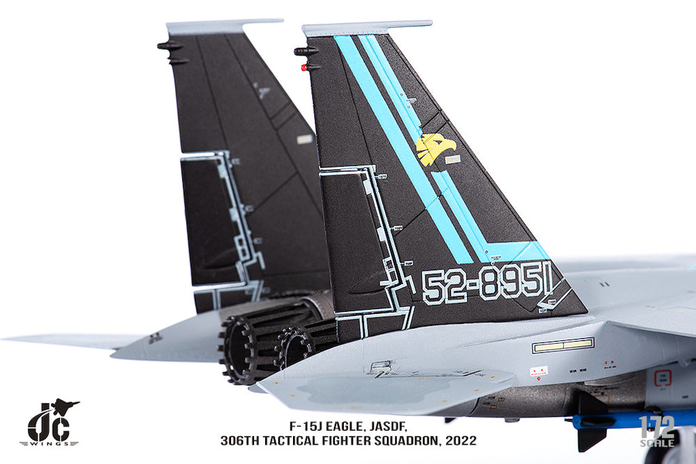 PRE-ORDER Mitsubishi F-15J Eagle JASDF - 306th Tactical Fighter Squadron Diecast 1:72 Scale Model - JC Wings JCW-72-F15-022